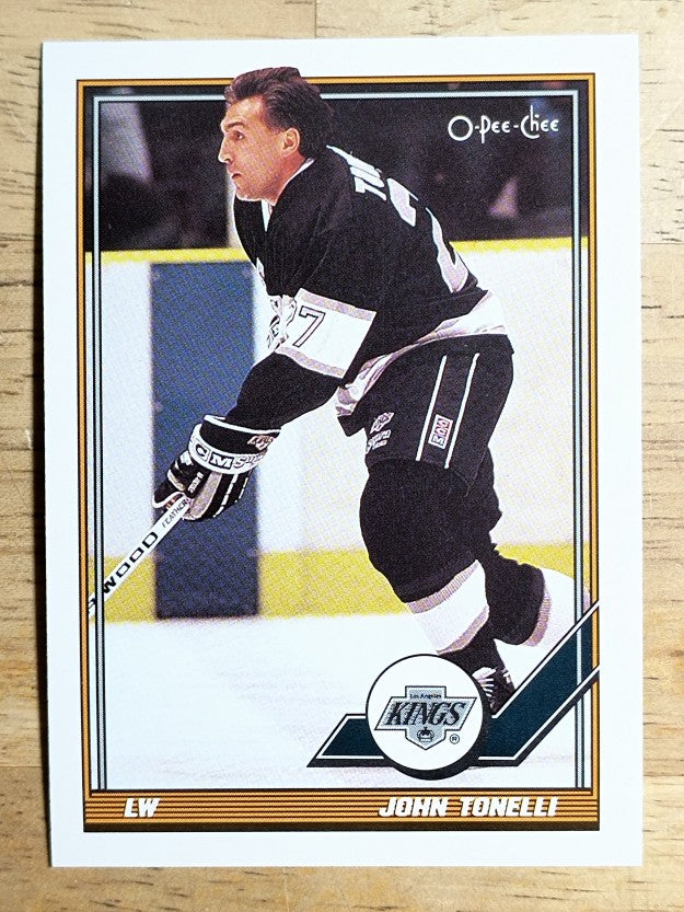 1991-92 O-Pee-Chee #161 John Tonelli