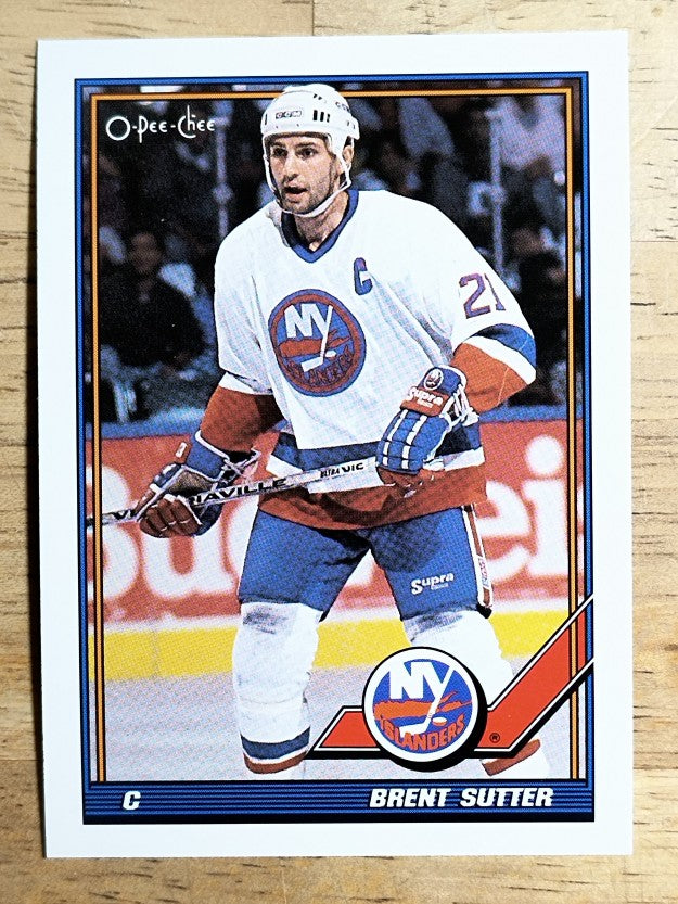 1991-92 O-Pee-Chee #165 Brent Sutter