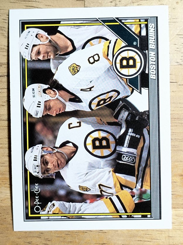 1991-92 O-Pee-Chee #170 Bruins Team