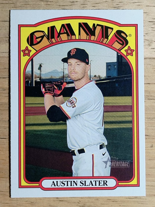 2021 Topps Heritage #362 Austin Slater