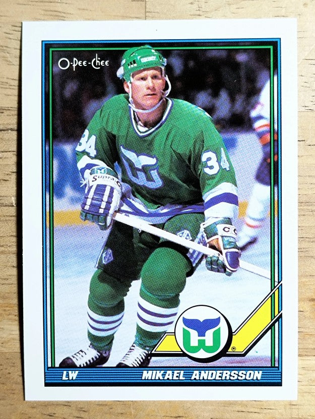 1991-92 O-Pee-Chee #197 Mikael Andersson