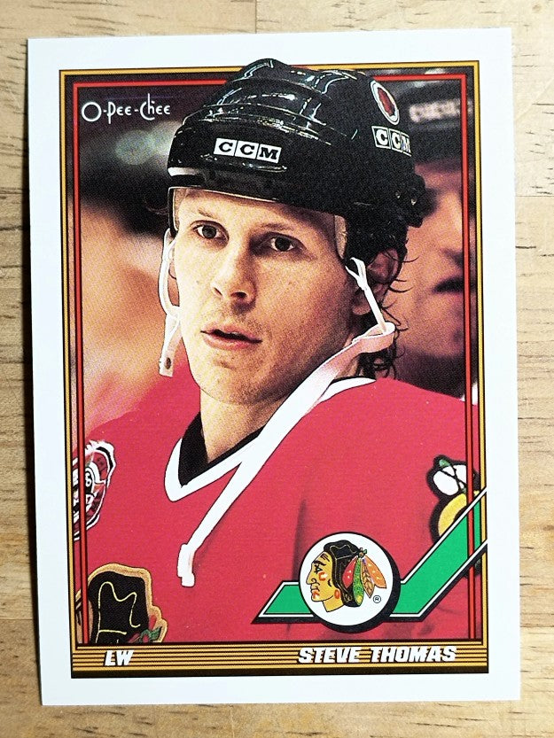 1991-92 O-Pee-Chee #210 Steve Thomas