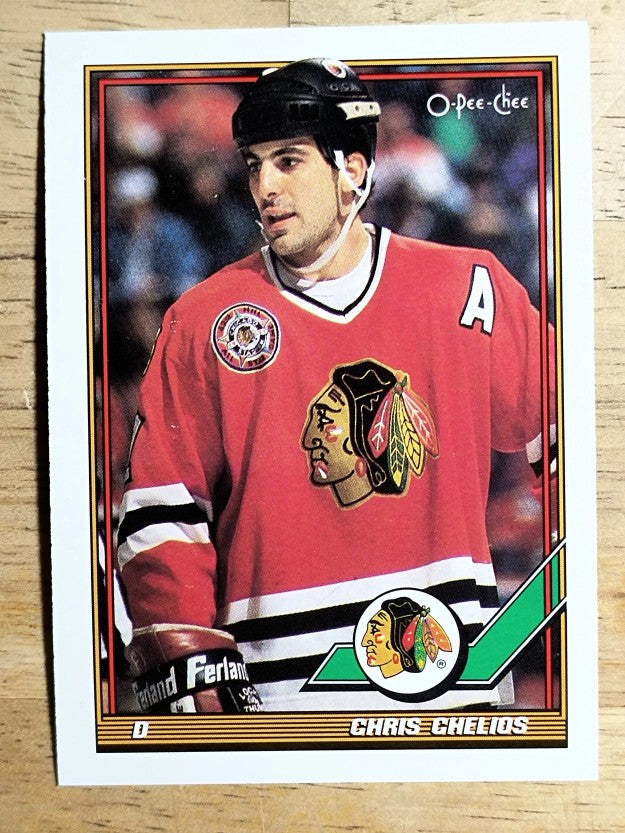 1991-92 O-Pee-Chee #233 Chris Chelios