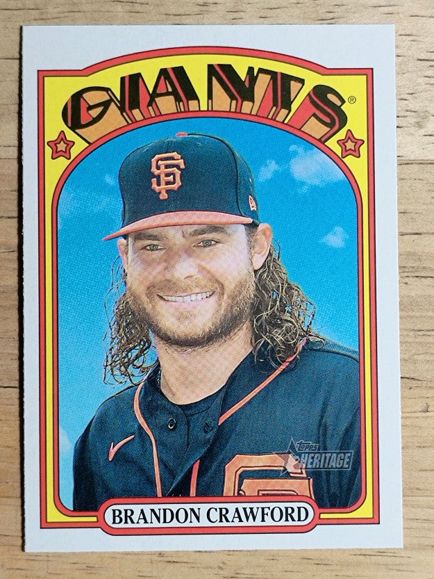 2021 Topps Heritage #372 Brandon Crawford