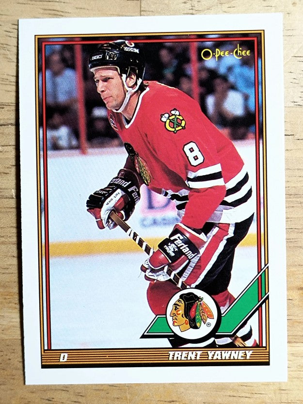 1991-92 O-Pee-Chee #255 Trent Yawney