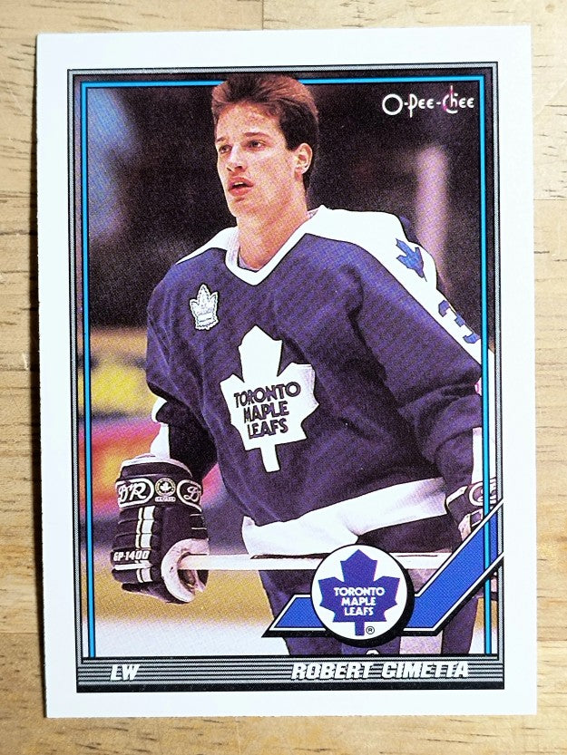 1991-92 O-Pee-Chee #256 Rob Cimetta