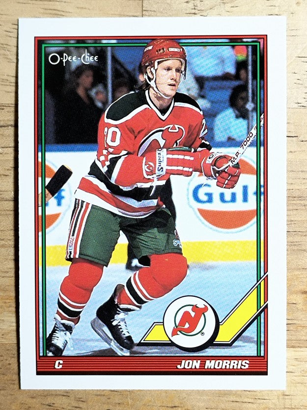 1991-92 O-Pee-Chee #332 Jon Morris