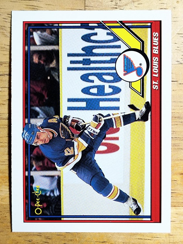1991-92 O-Pee-Chee #347 Blues Team