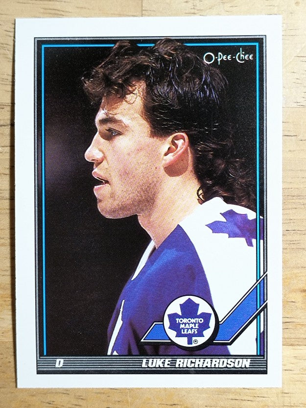 1991-92 O-Pee-Chee #351 Luke Richardson