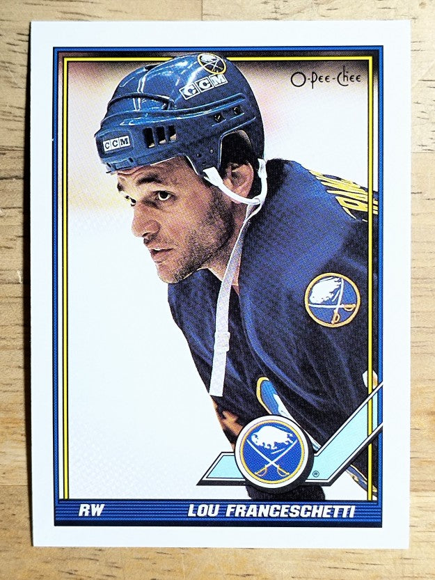 1991-92 O-Pee-Chee #354 Lou Franceschetti