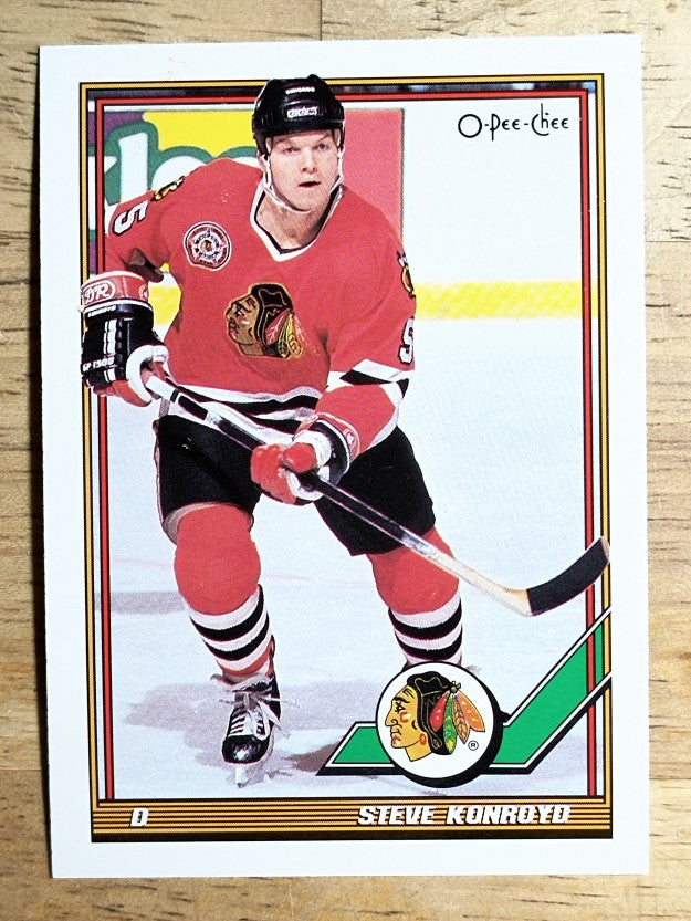 1991-92 O-Pee-Chee #366 Steve Konroyd
