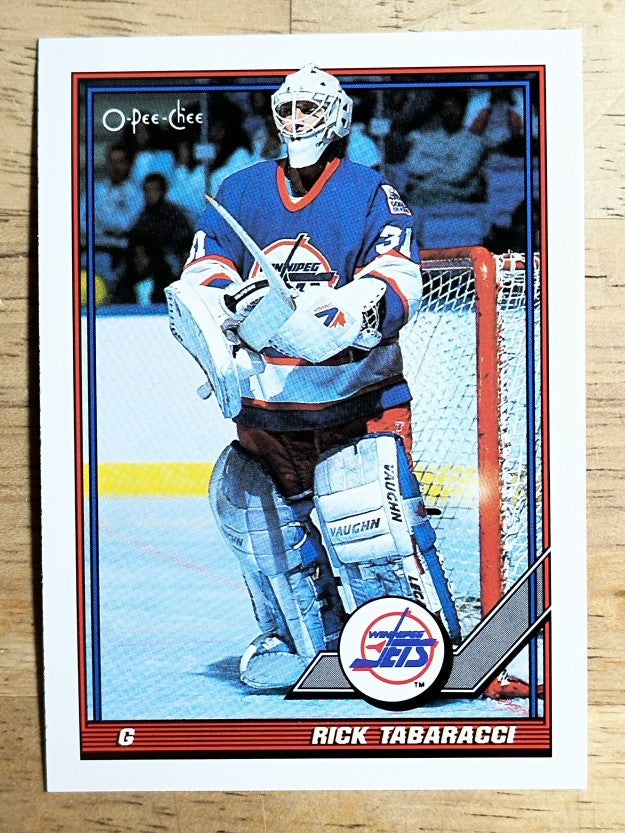 1991-92 O-Pee-Chee #375 Rick Tabaracci