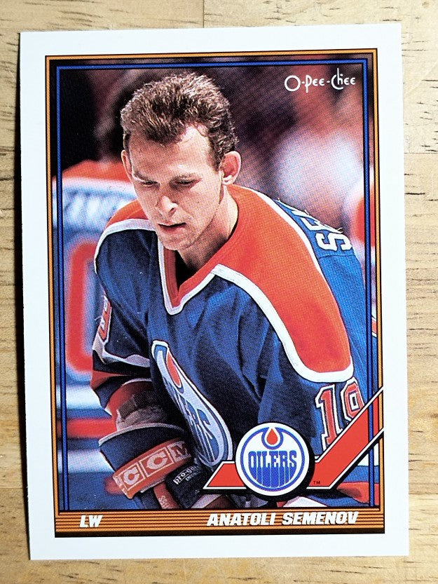 1991-92 O-Pee-Chee #390 Anatoli Semenov
