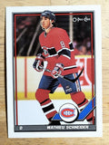 1991-92 O-Pee-Chee #392 Mathieu Schneider