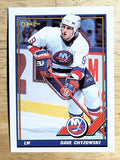 1991-92 O-Pee-Chee #435 Dave Chyzowski