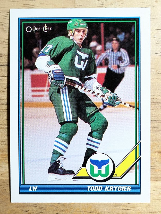 1991-92 O-Pee-Chee #449 Todd Krygier