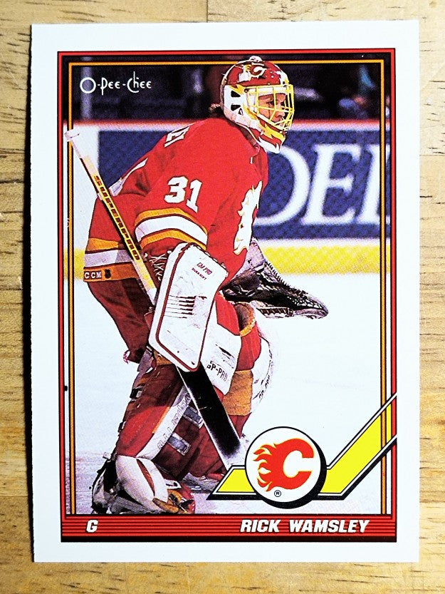 1991-92 O-Pee-Chee #459 Rick Wamsley