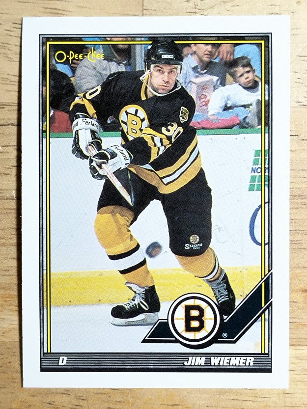1991-92 O-Pee-Chee #475 Jim Wiemer