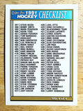 1991-92 O-Pee-Chee #528 Checklist 397-528
