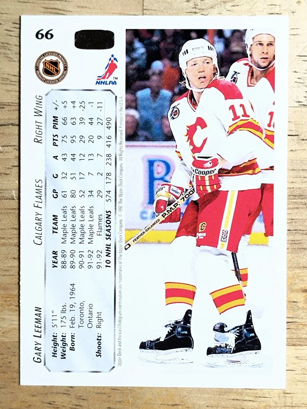 1992-93 Upper Deck #66 Gary Leeman