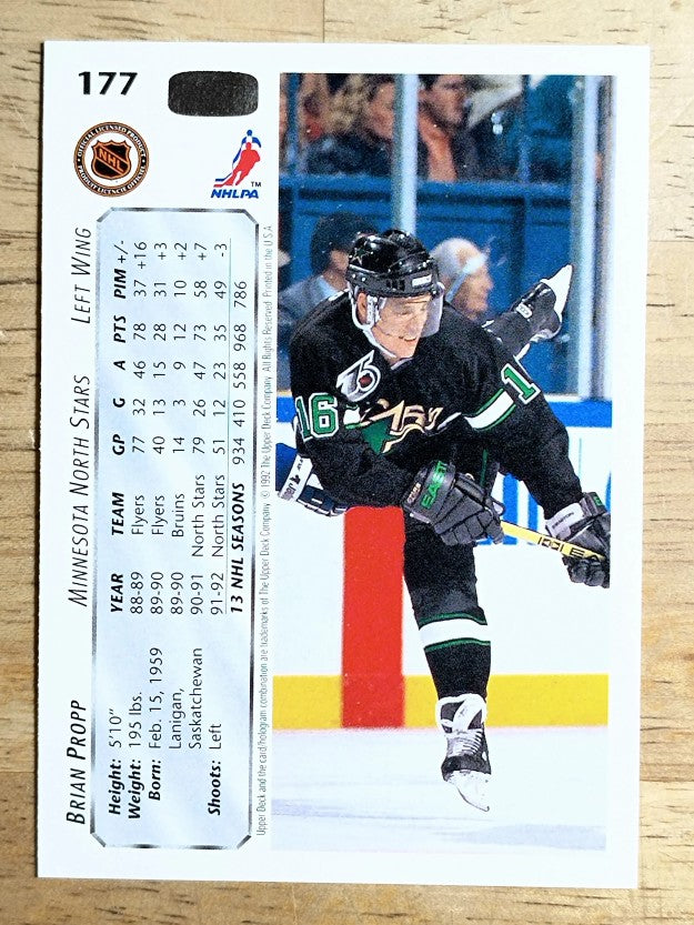 1992-93 Upper Deck #177 Brian Propp