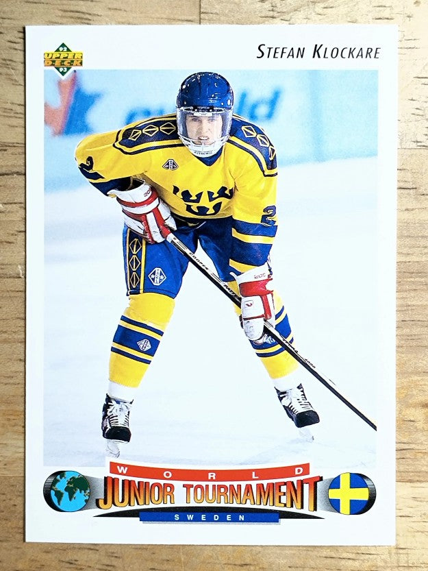 1992-93 Upper Deck #224 Stefan Klockare RC