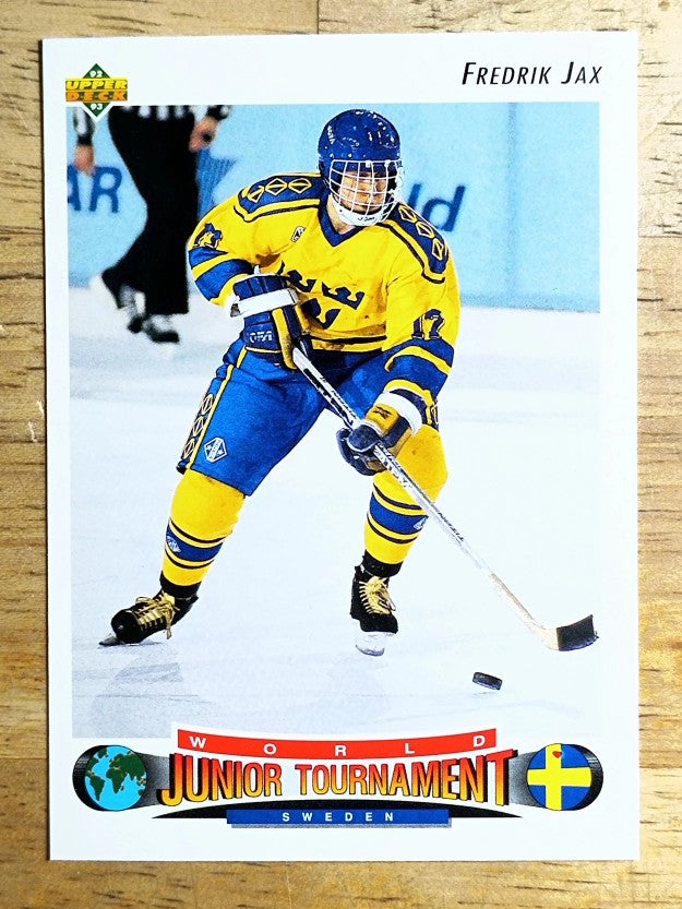 1992-93 Upper Deck #230 Fredrik Jax RC