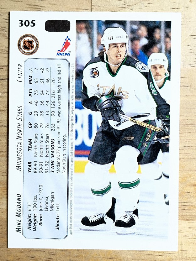 1992-93 Upper Deck #305 Mike Modano