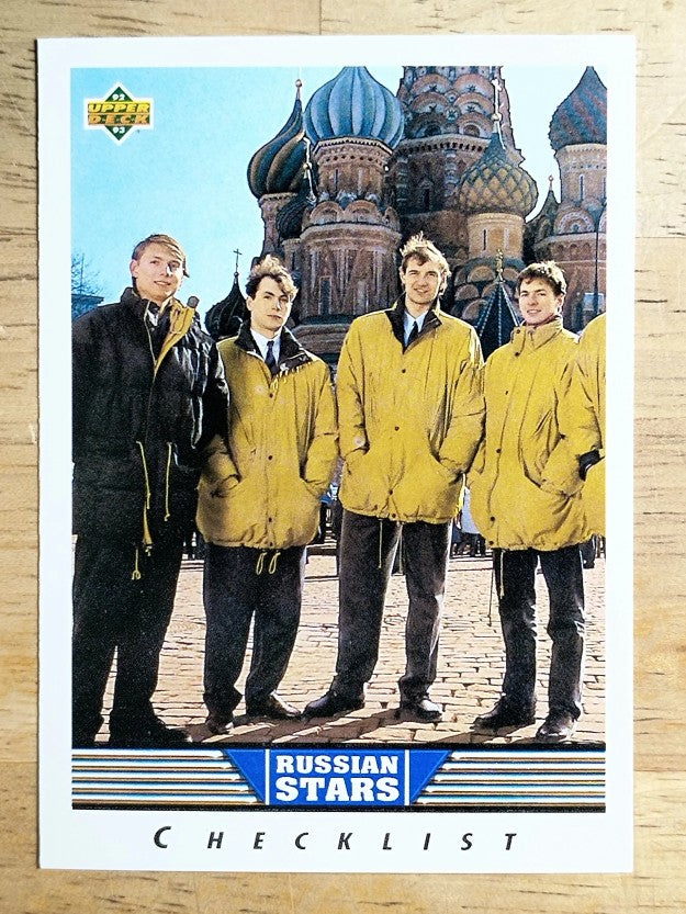 1992-93 Upper Deck #333 Yudin/Yushkevich/Yan Kaminsky/Alexander Andriyevski CL
