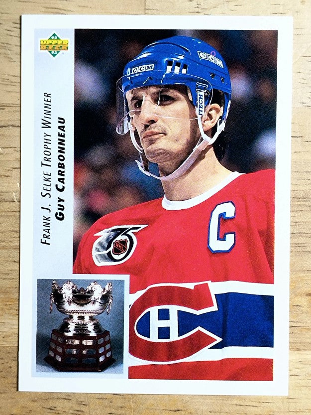 1992-93 Upper Deck #439 Guy Carbonneau AW/Frank J. Selke