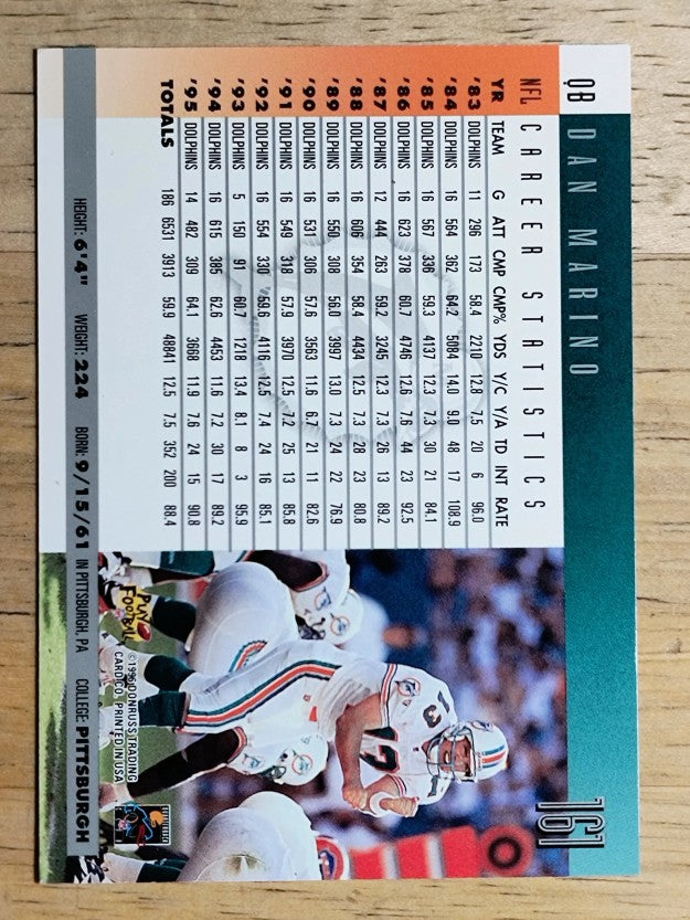 1996 Donruss #161 Dan Marino