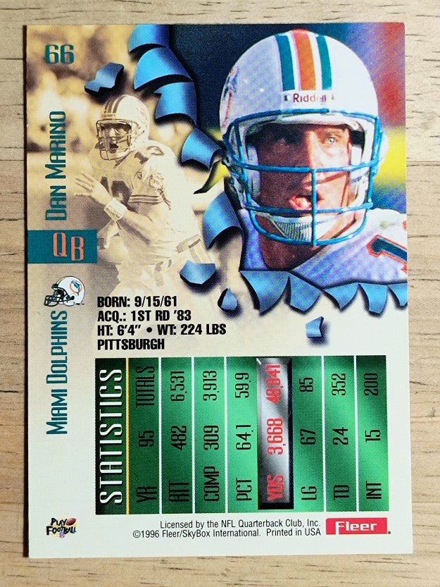 1996 Metal #66 Dan Marino