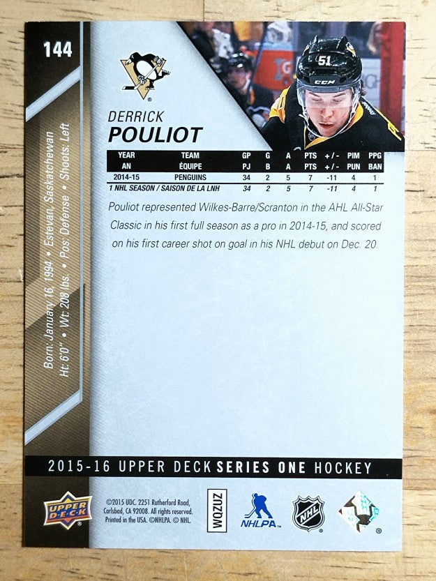 2015-16 Upper Deck #144 Derrick Pouliot
