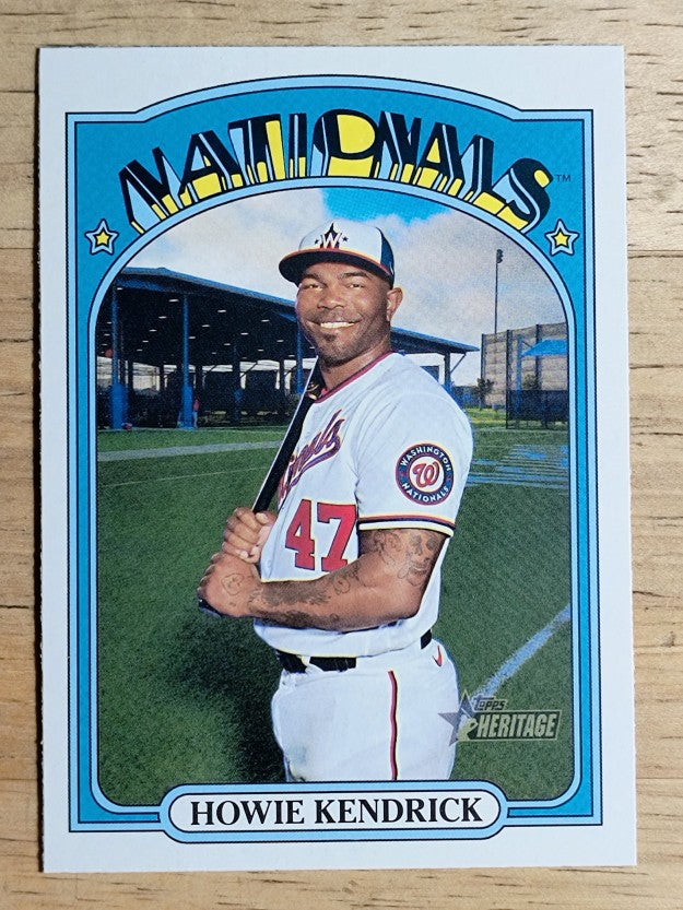 2021 Topps Heritage #379 Howie Kendrick
