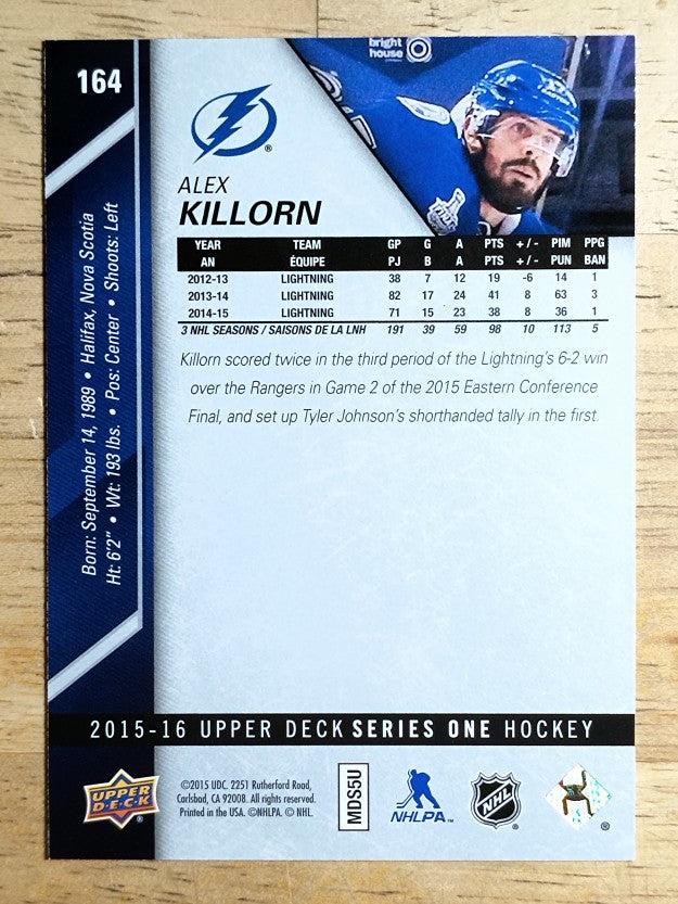 2015-16 Upper Deck #164 Alex Killorn