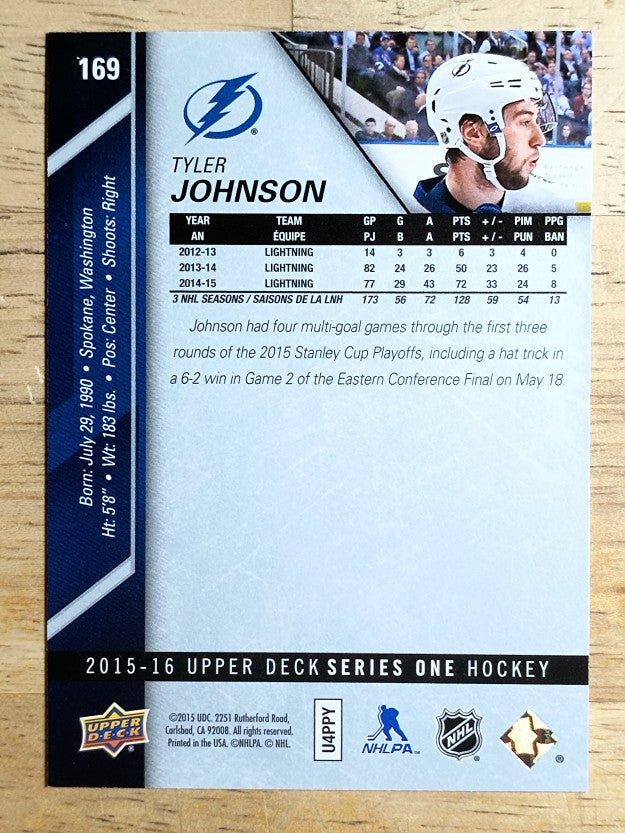 2015-16 Upper Deck #169 Tyler Johnson
