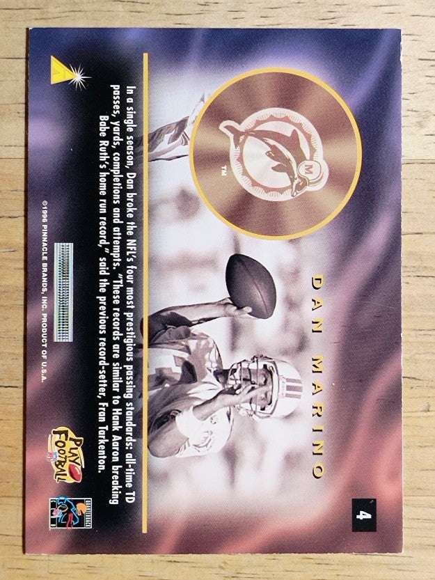1996 Pinnacle Mint Bronze #4 Dan Marino