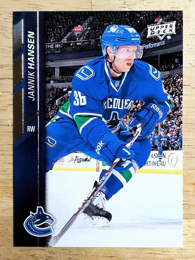 2015-16 Upper Deck #182 Jannik Hansen