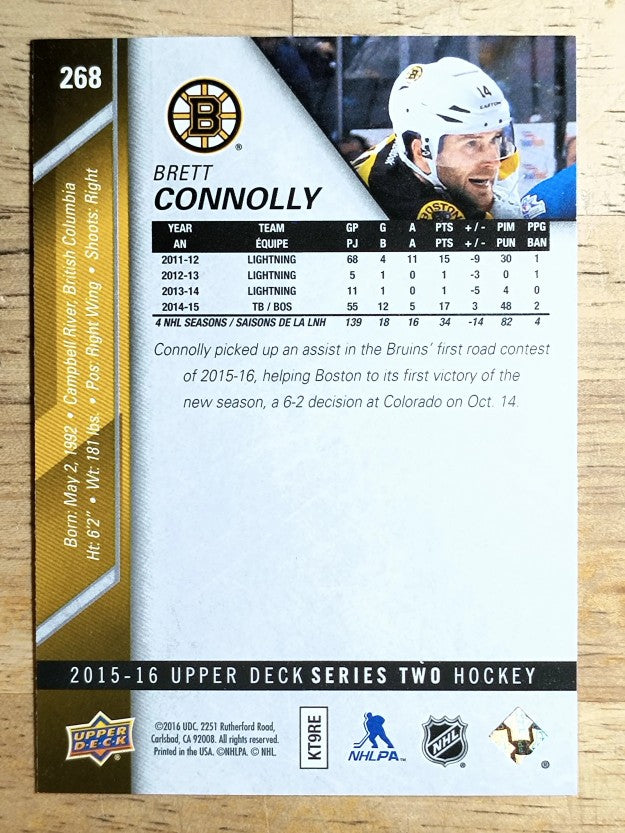 2015-16 Upper Deck #268 Brett Connolly