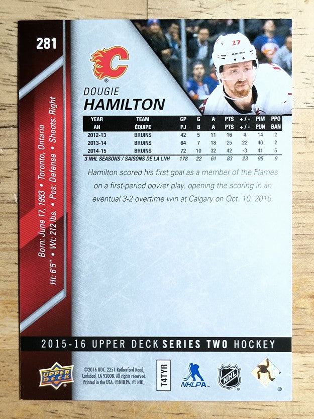 2015-16 Upper Deck #281 Dougie Hamilton