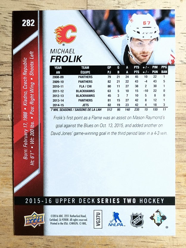 2015-16 Upper Deck #282 Michael Frolik