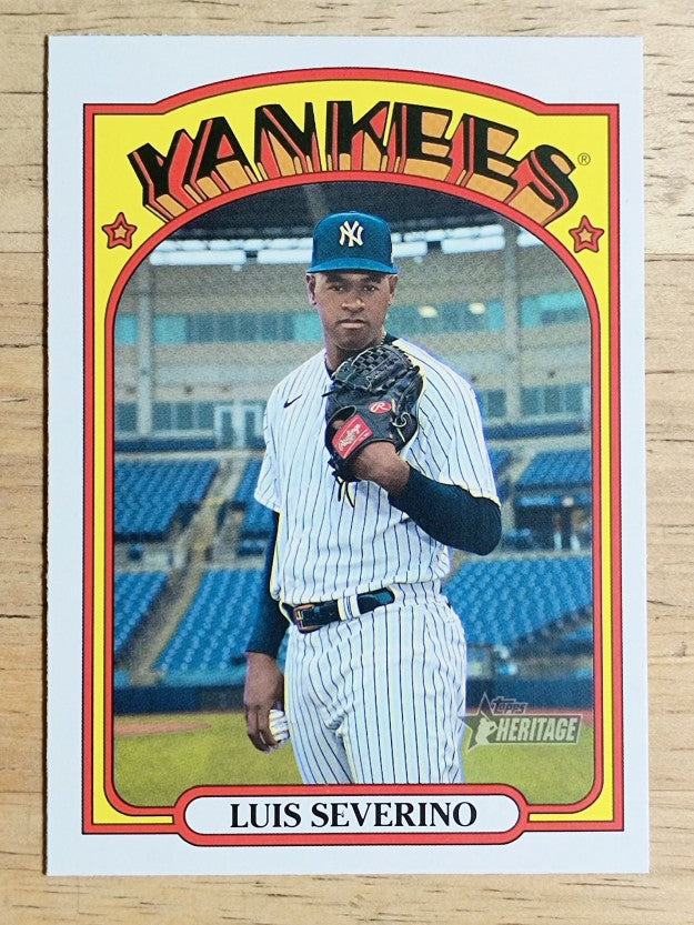 2021 Topps Heritage #383 Luis Severino