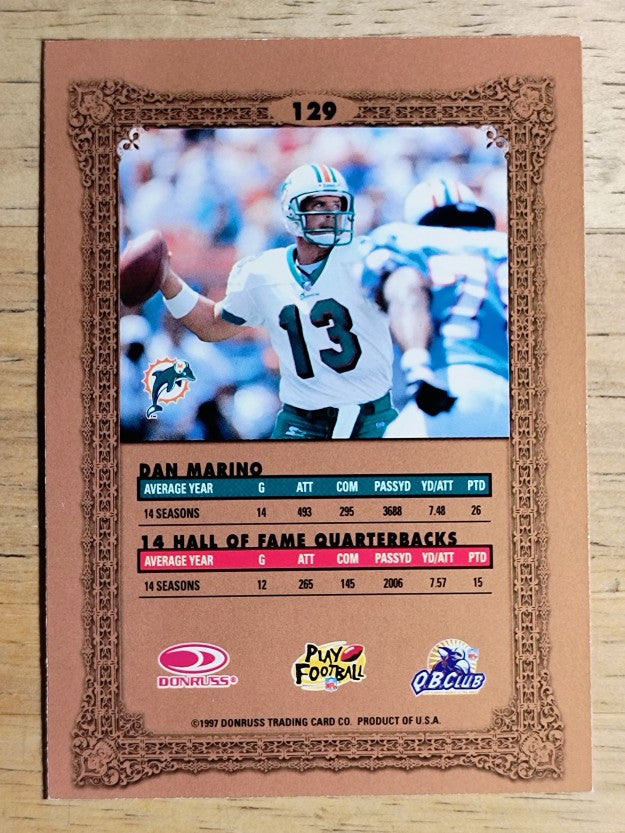 1997 Donruss Preferred #129 Dan Marino NT B