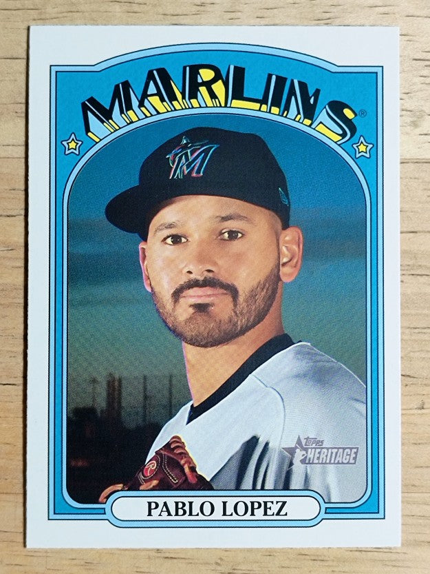 2021 Topps Heritage #385 Pablo Lopez