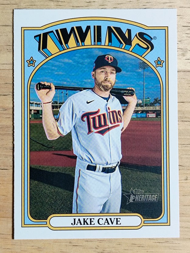 2021 Topps Heritage #390 Jake Cave