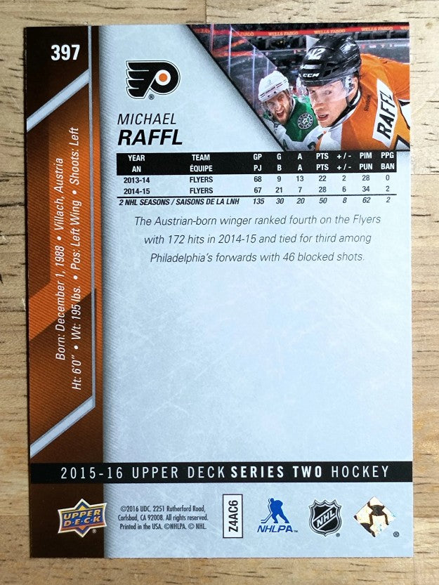 2015-16 Upper Deck #397 Michael Raffl