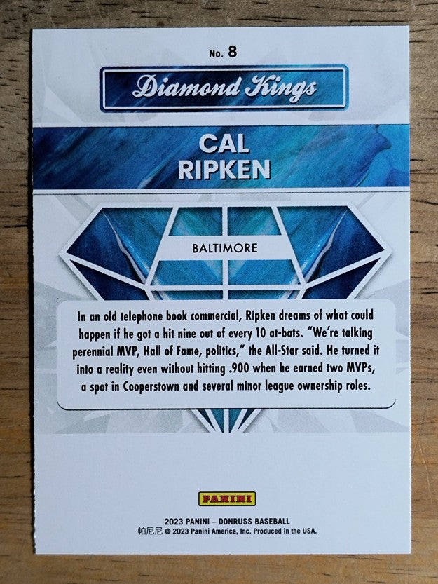 2023 Donruss #8 Cal Ripken DK