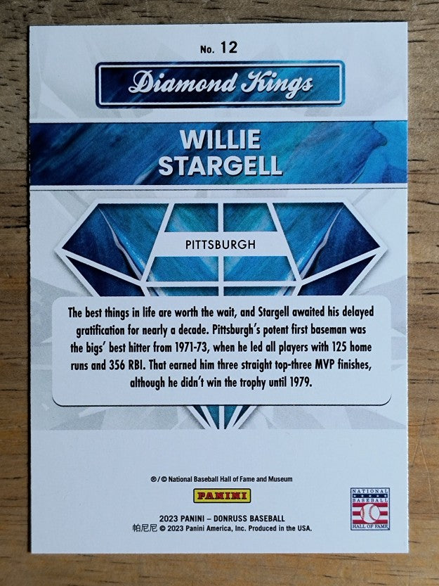 2023 Donruss #12 Willie Stargell DK