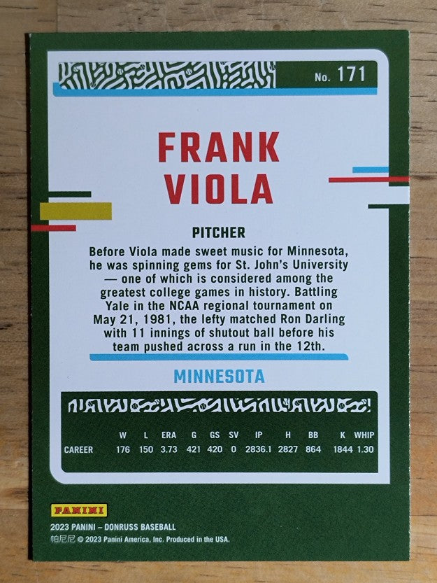 2023 Donruss #171 Frank Viola