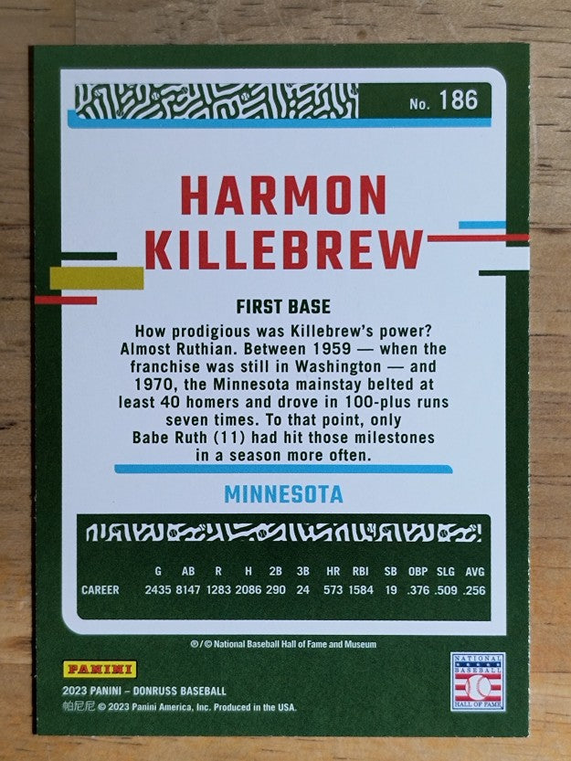 2023 Donruss #186 Harmon Killebrew